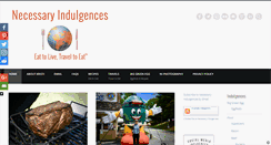 Desktop Screenshot of necessaryindulgences.com